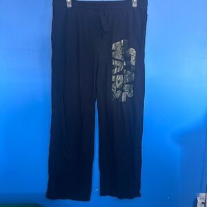 Star Wars Men’s Black Lounge Pants Size XL Drawstring Pajama Sleepwear Comfy